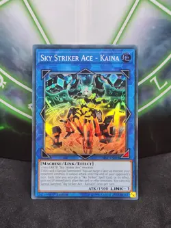 Yugioh Sky Striker Ace - Kaina SAST-EN055 Super Rare 1st Edition NM - Image 1