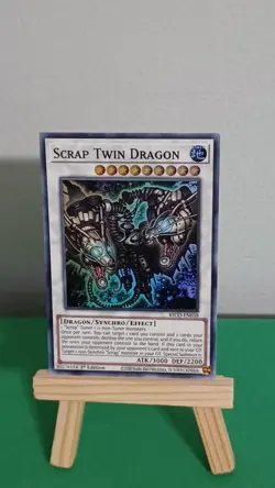 Yugioh Scrap Twin Dragon KICO-EN038 Super Rare King's Court - Image 1
