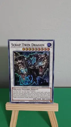 Yugioh Scrap Twin Dragon KICO-EN038 Super Rare King's Court - Image 2