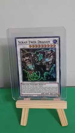 Yugioh Scrap Twin Dragon KICO-EN038 Super Rare King's Court - Image 5