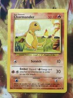 1x Charmander - 46/102 - Base Set - Pokemon Card - Mp - Image 1
