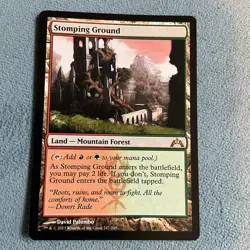 MTG- Stomping- Ground Gatecrash- NM- MAGIC CARD - Image 1