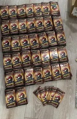 Detective Pikachu Pokemon Promo 2 Card Booster Pack - 375 unopened booster packs - Image 1