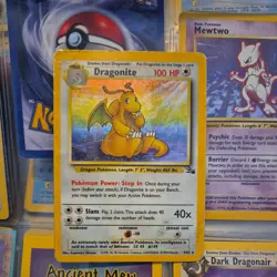 Dragonite 4/62 | Base Set Fossil | Holo Pokemon Card HP - Image 1