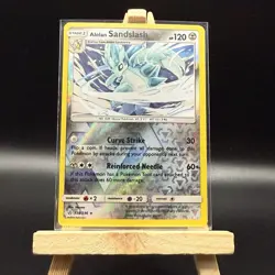 Pokemon Card - Alolan Sandslash Cosmic Eclipse 138/236 Reverse Holo Rare - Image 1