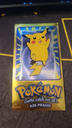 Pokemon Pikachu #25 Topps TV Animation Edition 1 Of 5 Jumbo Card Holo - Image 2