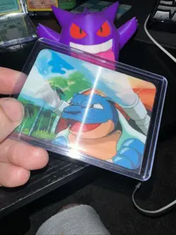 Pokemon Blastoise Lenticular Promo Card #28 Pioneer Viz Video *LP* - Image 3