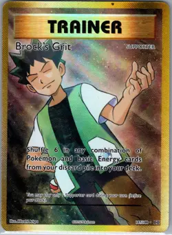 Brock's Grit (Full Art) 107/108 XY - Evolutions - Pokemon Card - NM - Image 1