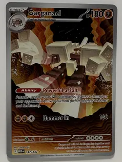 Garganacl Illustration Rare 147/132 Mega Evolution Pokemon TCG Near Mint Card NM - Image 1