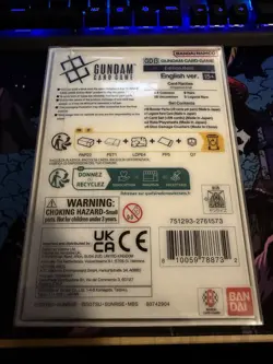 Gundam Card Game TCG Beta Edition ENGLISH Booster Box SEALED - Image 3