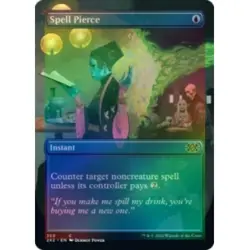 FOIL SPELL PIERCE (BORDERLESS) X4 Double Masters 2022 Magic MTG MINT CARD - Image 1