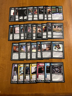 Star Trek CCG Holographic Adventures Common Set of 34 Cards without Alts - Image 1