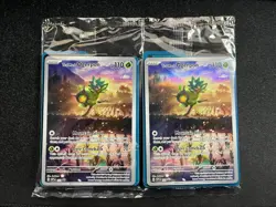 Two (2) Teal Mask Ogerpon SVP123 Twilight Promo Sealed Pokemon Trading Card Game - Image 1