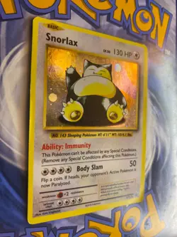 Snorlax XY179 XY Holo Black Star Promo Pokemon TCG Card [ENG] MP - Image 2