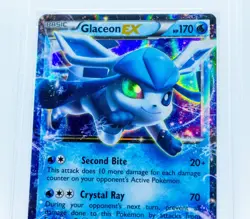 PSA 9 GLACEON EX 20/124 Ultra Rare XY Fates Collide - Pokemon Card 2016 - Image 2