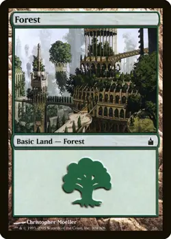 10x FOREST basic lands (mixed art) - LP - Ravnica: City of Guilds SPARROW MAGIC - Image 3