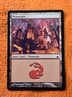 2005 Magic The Gathering Ravnica City of Guilds #301 Mountain, Land, C, NF, cd4 - Image 1
