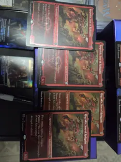 MTG 4× Rograkh, Son of Rohgahh ×4 Commander Legends Foil Etched 575 Unplayed NM+ - Image 1
