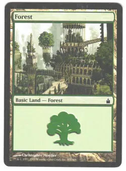 Magic_the_gathering Ravnica: City of Guilds Forest (304) #304 MTG,LP Land - Image 1