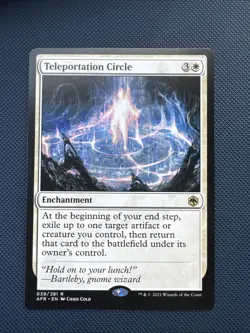 MTG Teleportation Circle - Adventures in the Forgotten Realms (AFR) NM - Image 1