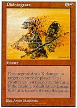 Disintegrate - Fifth Edition #219 MTG Magic The Gathering - Image 1