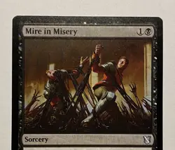MIRE IN MISERY COMMANDER 2019 MTG SORCERY BLACK UNCOMMON - NM - Image 2