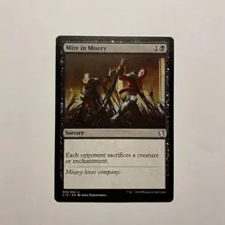 MIRE IN MISERY COMMANDER 2019 MTG SORCERY BLACK UNCOMMON - NM - Image 4