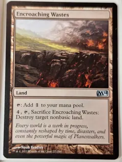 Encroaching Wastes - Magic 2014 Core Set M14 - Magic the Gathering MTG M14 - Image 1