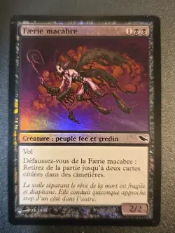 MTG Magic - French Faerie Macabre FOIL - Shadowmoor - EX/NM - Image 1