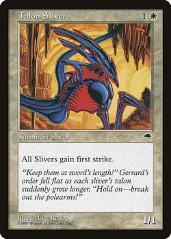 Talon Sliver 1x MtG Tempest TMP PLAYED - Image 1