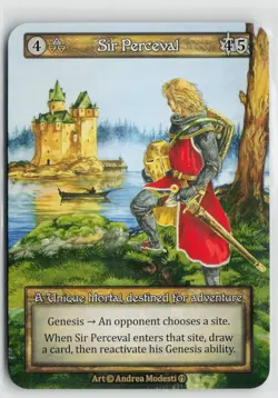 Sorcery Contested Realm Arthurian Legends Sir Perceval x1 NM Unique - Image 1