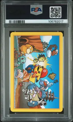 2016 POKEMON PLAYING CARDS MARIO PIKACHU ACE OF HEARTS PSA 10 - Image 2