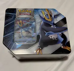 Pokemon TCG Empoleon V Strikers V Tin Striker V Tin Factory Sealed - Image 1