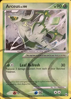 Pokemon TCG Arceus AR2 Platinum Arceus Holo Rare - Image 2