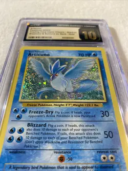 ARTICUNO - CGC - 10 GEM MINT 009/034 CLB Classic Box Holo Rare Pokemon TCG 2023 - Image 3