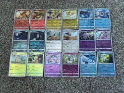 Pokemon Gem Pack Vol.2 CBB2C - Rotary Holo Eevee Eeveelution Full Set 18ct - Image 1
