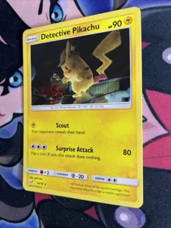 Pokemon TCG - DETECTIVE PIKACHU - 10/18 - HOLO - SM DETECTIVE PIKACHU 2019 - MP - Image 3