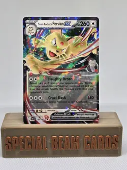 Team Rocket's Persian ex Pokemon Destined Rivals 150/182 Double Rare - Image 1