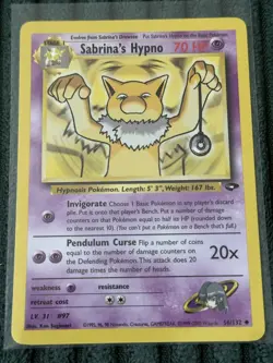 Pokemon Gym Challenge Sabrina's Hypno 56/132 - Image 1