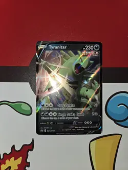 Tyranitar V SWSH109 Black Star Promo Ultra Rare 2021 Pokemon TCG Near Mint LP - Image 1