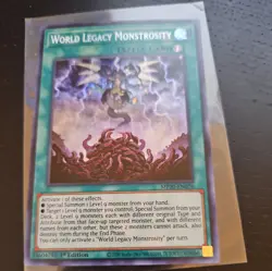 Yugioh - World Legacy Monstrosity MP20-EN076 1st Edition Secret Rare - Image 1