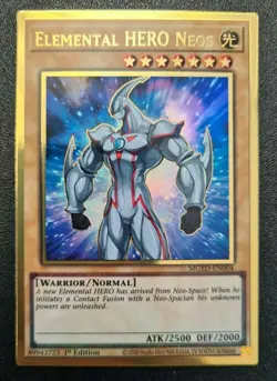 ( ELEMENTAL HERO NEOS ) - Premium Gold - MGED-EN004 - 1st - NM - Yu-Gi-Oh - Image 1