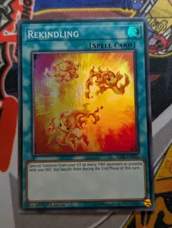 Rekindling MYFI-EN055 Super Rare 1st Edition Yugioh! - Image 1