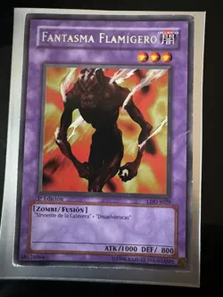 Yugioh Flame Ghost LOB-A029 1st Edition Rare Vintage - Image 1