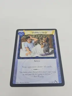 Dobby's Help Harry Potter TCG 11/140 Chamber of Secrets Rare Card Non Foil - Image 1