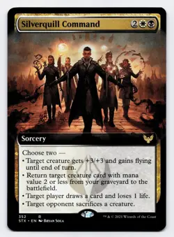 Silverquill Command [352] STX Rare Extended Art Non-Foil [MTG Card English] - Image 1