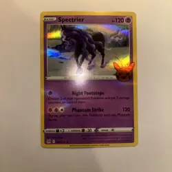 Spectrier Holo Trick Or Trade 2023 Stamped Bag Exclusive Pokemon TCG Card NM - Image 1