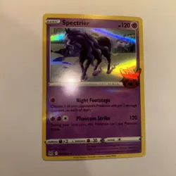Spectrier Holo Trick Or Trade 2023 Stamped Bag Exclusive Pokemon TCG Card NM - Image 3