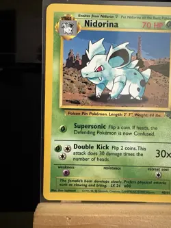 NIDORINA - 40/64 Jungle Set - NM WotC - Regular Uncommon - Pokemon TCG Card - Image 2