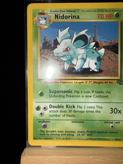 NIDORINA - 40/64 Jungle Set - NM WotC - Regular Uncommon - Pokemon TCG Card - Image 5